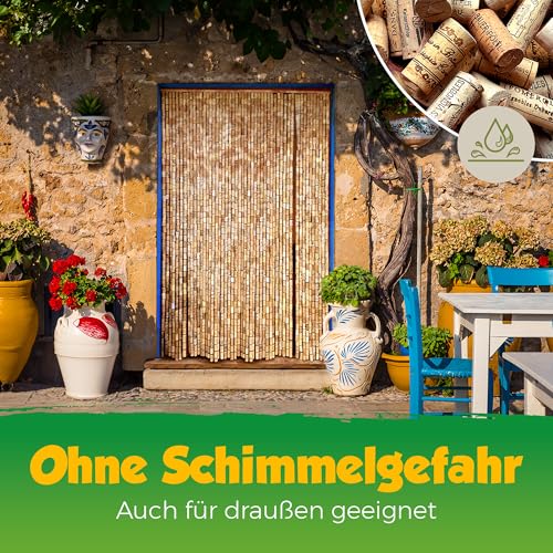 Detalle de 250 gebrauchte Weinkorken von Kork-Deko – Naturkorken zum Basteln, DIY und Dekoration