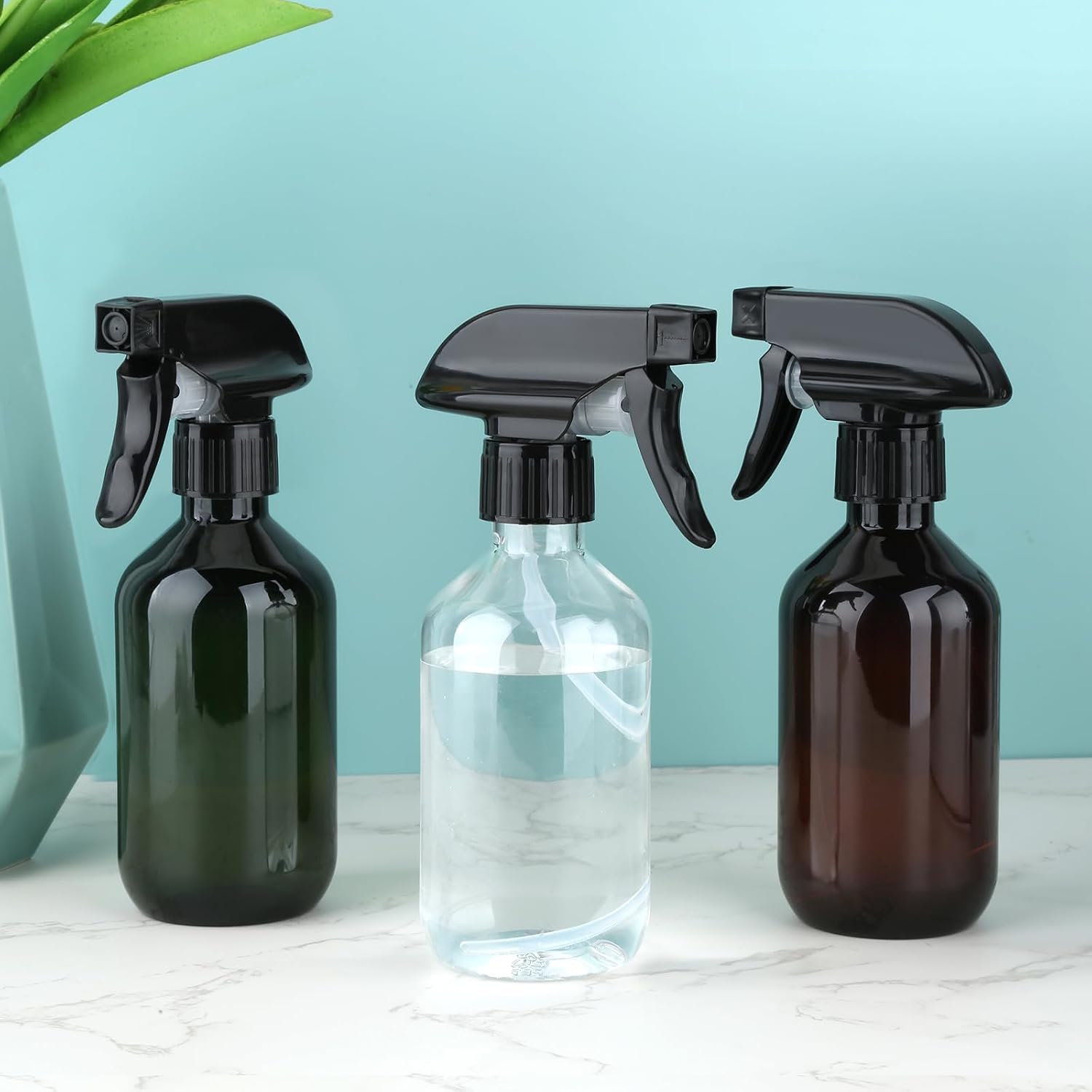 Detalle de Arkeiliy 2-Pack Leakproof Spray Bottles (300ml/10oz) with Adjustable Nozzle