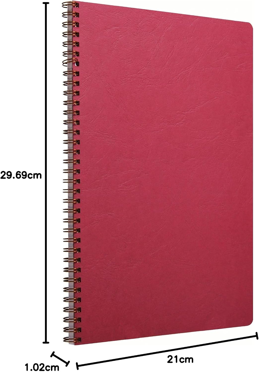 Thumbnail 4 de Clairefontaine 781420C Age Bag Quaderno a spirale rosso A4 100 pagine quadretti piccoli, carta 90 g, copertina lustrée