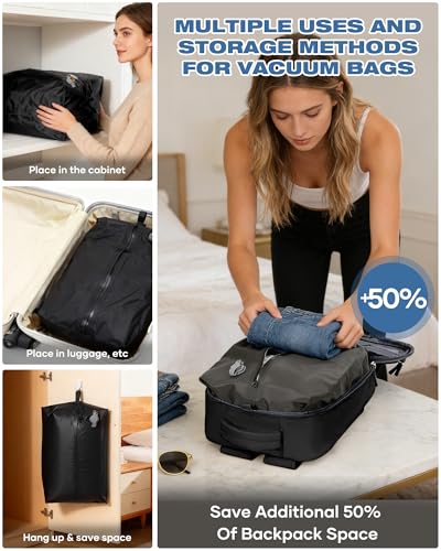 Thumbnail 7 de SZLX Mochila de Vacío para cabina con bomba integrada — 40×30×17 cm, sistema de compresión al vacío
