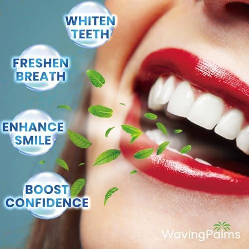 Thumbnail 4 de Waving Palms Teeth Whitening Strips for Sensitive Teeth, Mint, 42 Count