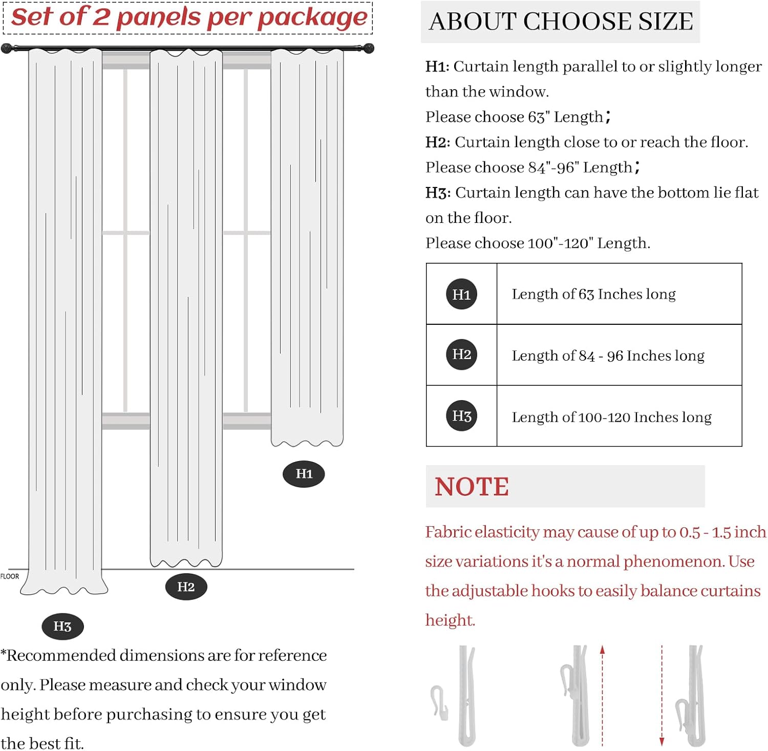 Thumbnail 6 de Grayish Brown Thick Burlap Semi Sheer Curtains 96 Inches Long – 2 Panels Set
