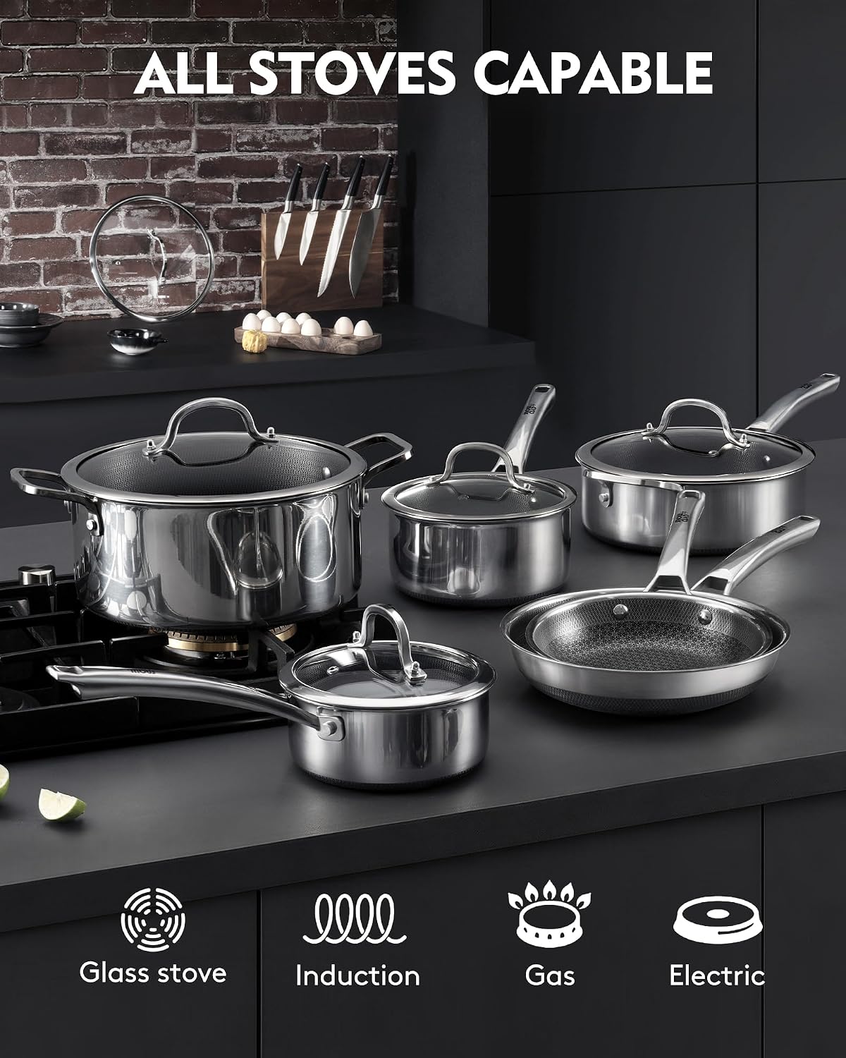 Thumbnail 4 de SNOWCLAD 10-Piece Nonstick Cookware