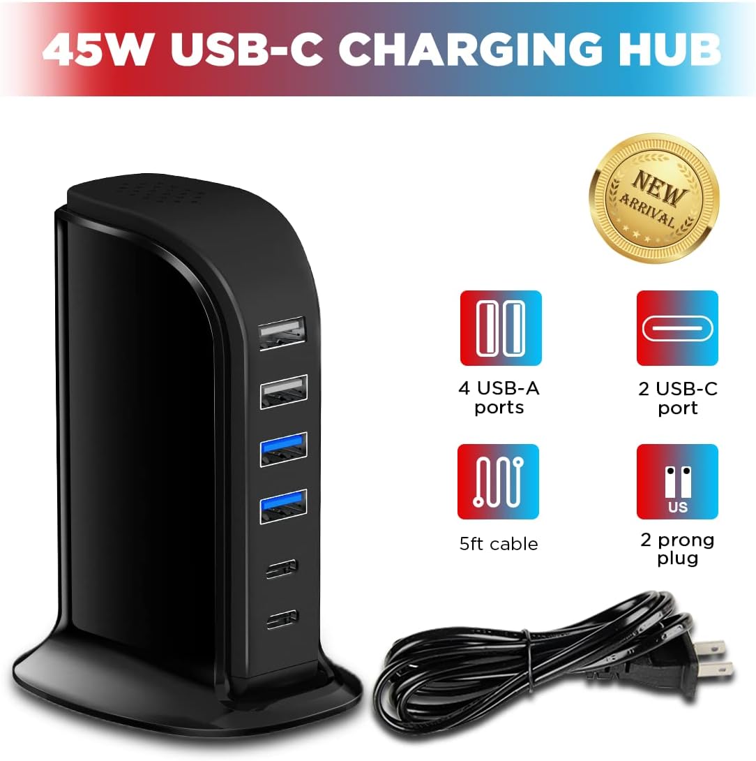 Thumbnail 2 de Upoy USB Charger 45W Multiport
