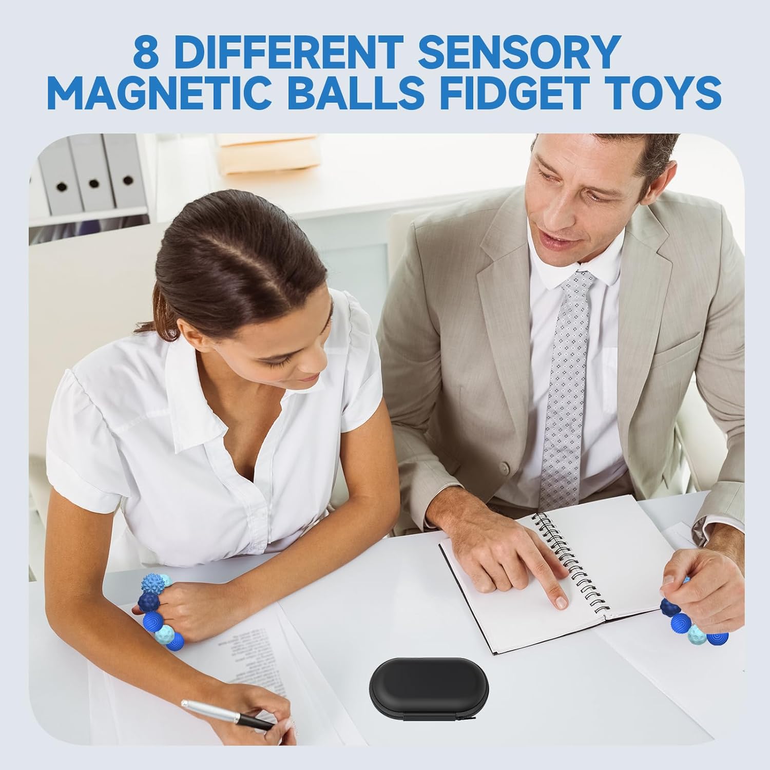 Thumbnail 6 de Magnetic Fidget Balls for Adults & Teens: Quiet Silicone-Coated Magnetic Play for Stress Relief and Focus