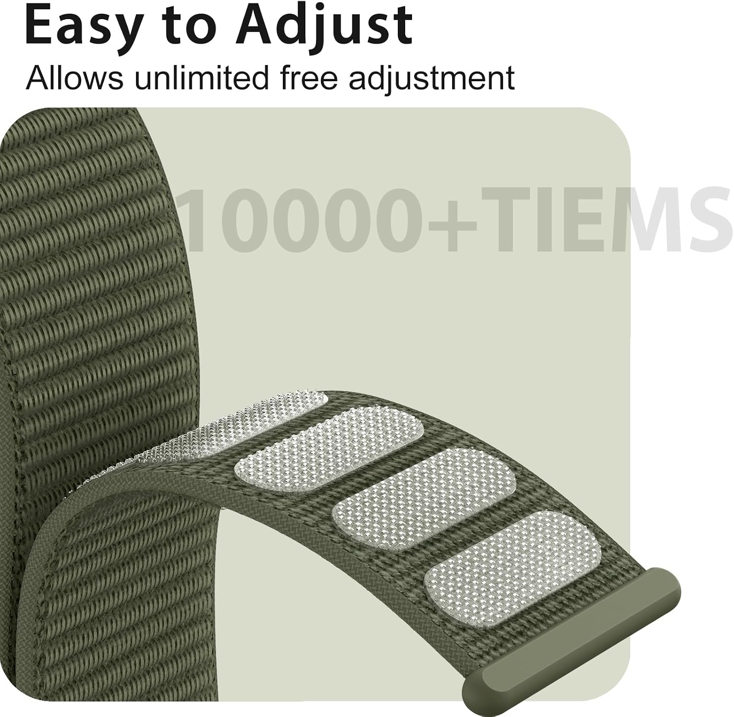 Thumbnail 2 de Higgs Nylon Loop Sport Strap for Apple Watch — breathable nylon wristband for all sizes