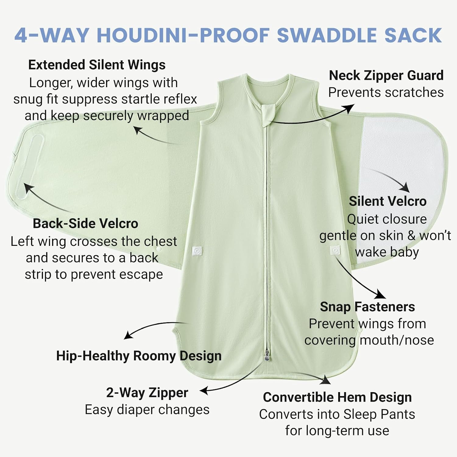 Detalle de Baby Sleep Sack Swaddle 1.0 TOG