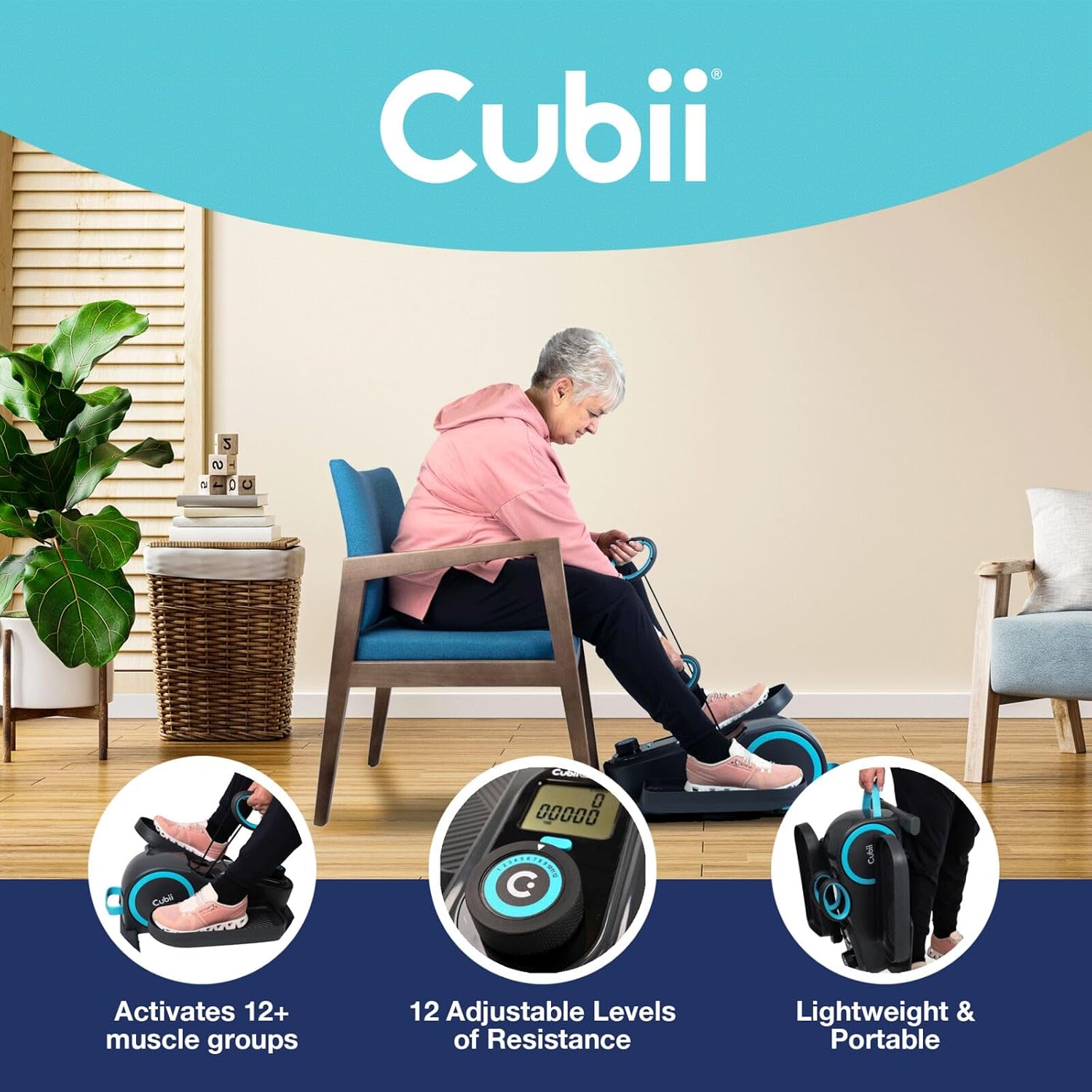 Thumbnail 2 de Cubii Total Body seated elliptical, 12 levels 🚶♀