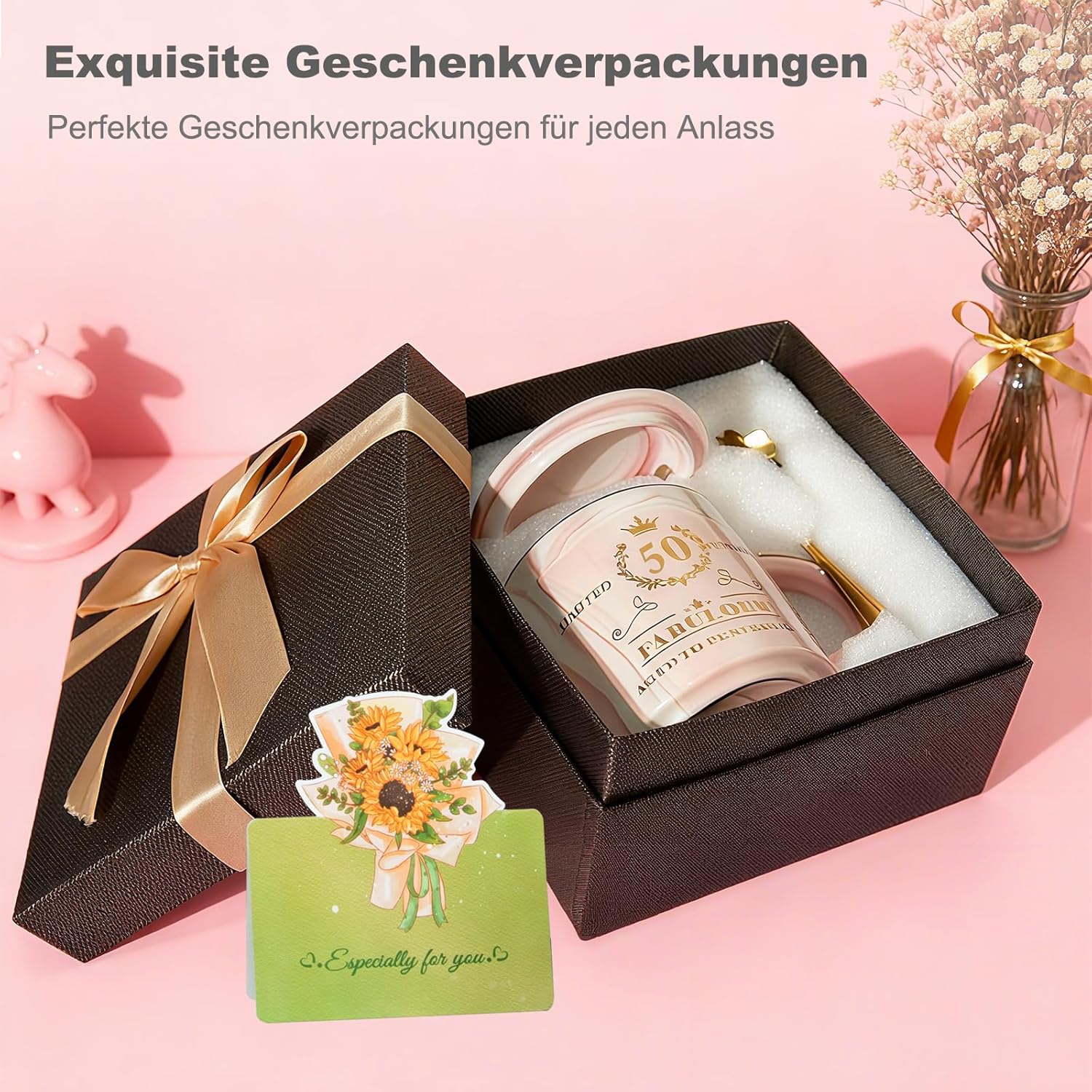 Thumbnail 2 de 50. Geburtstag Keramik Tasse 400 ml