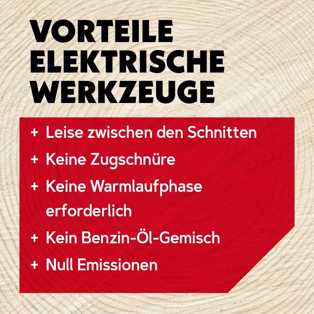 Detalle 1 de Oregon kabelgebundene Elektro-Kettensäge mit 18 Zoll Schiene (PowerSharp) – 2400 W