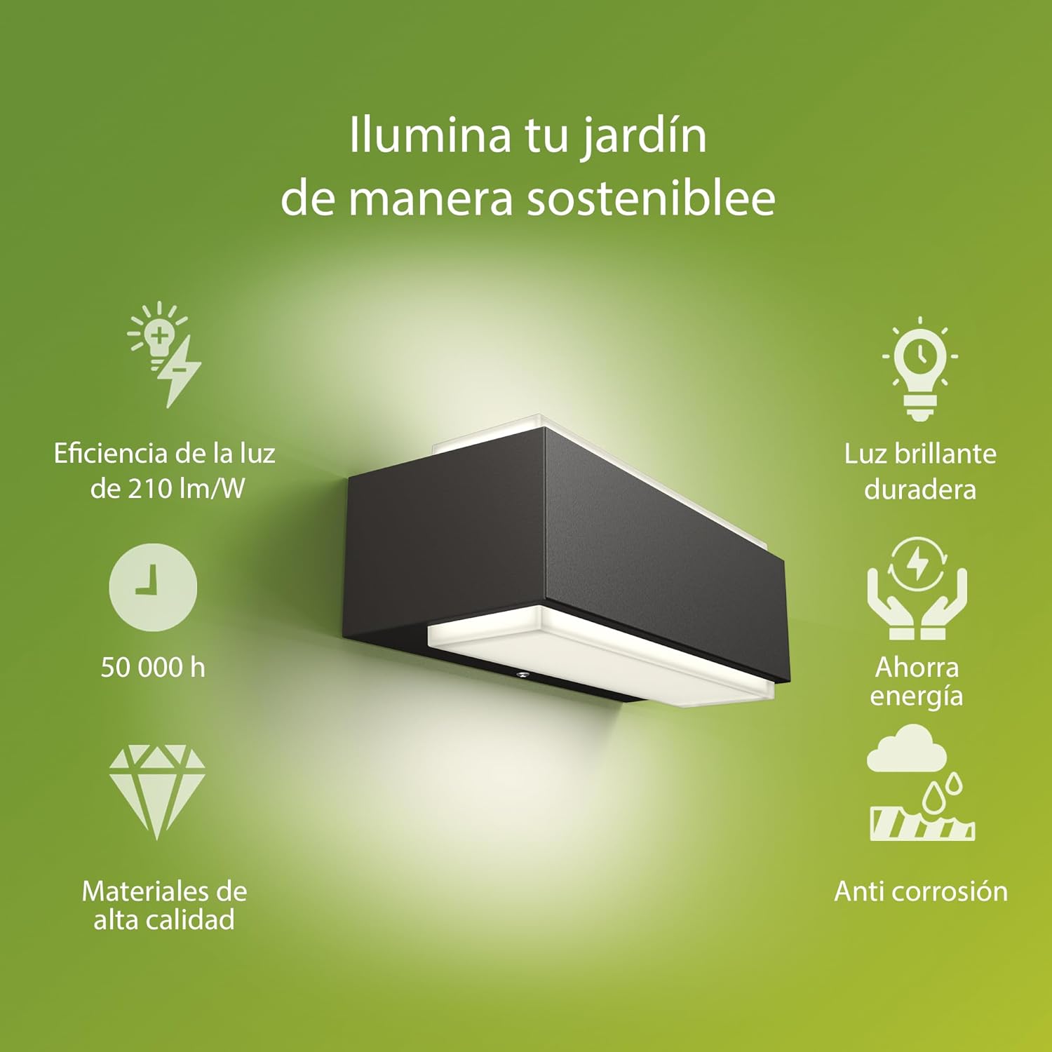 Thumbnail 1 de Philips Lighting - Aplique Pared Exterior Stratosphere 🌟 IP44