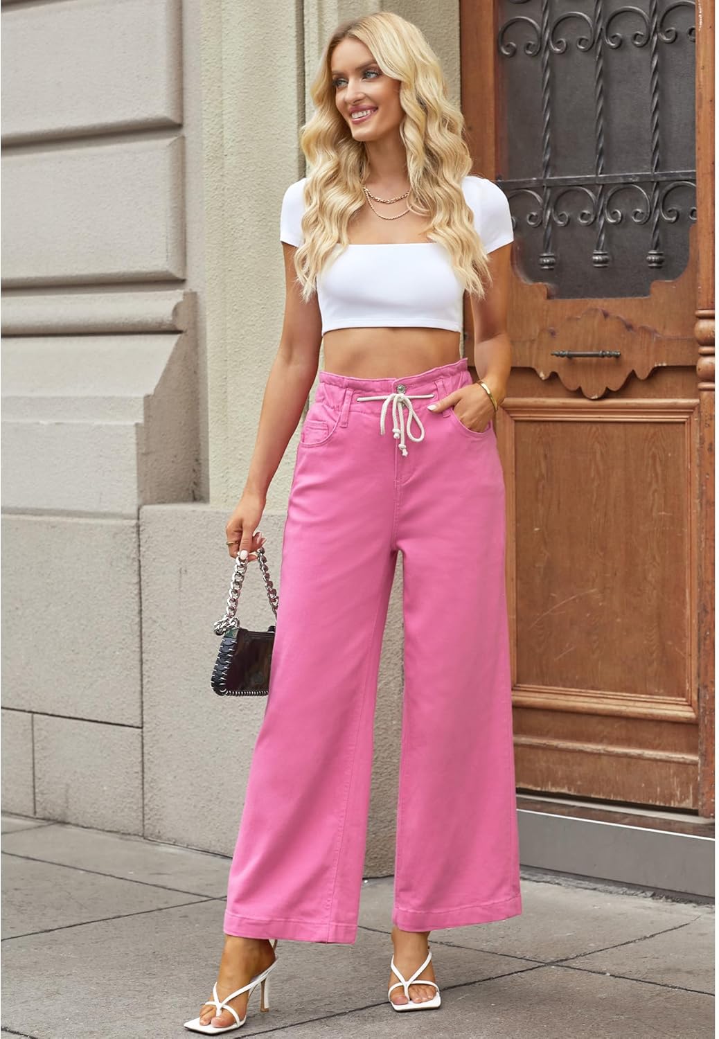 Thumbnail 5 de GRAPENT Wide Leg Jeans for Women