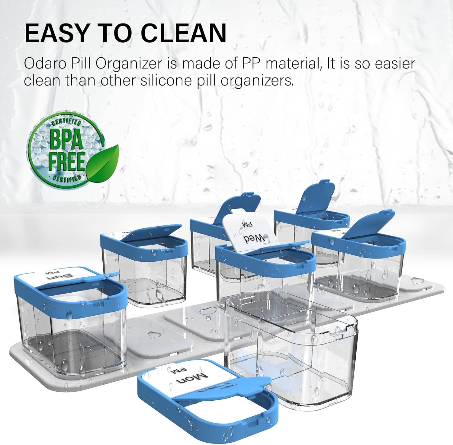 Thumbnail 5 de Odaro Weekly Pill Organizer, 7-Day