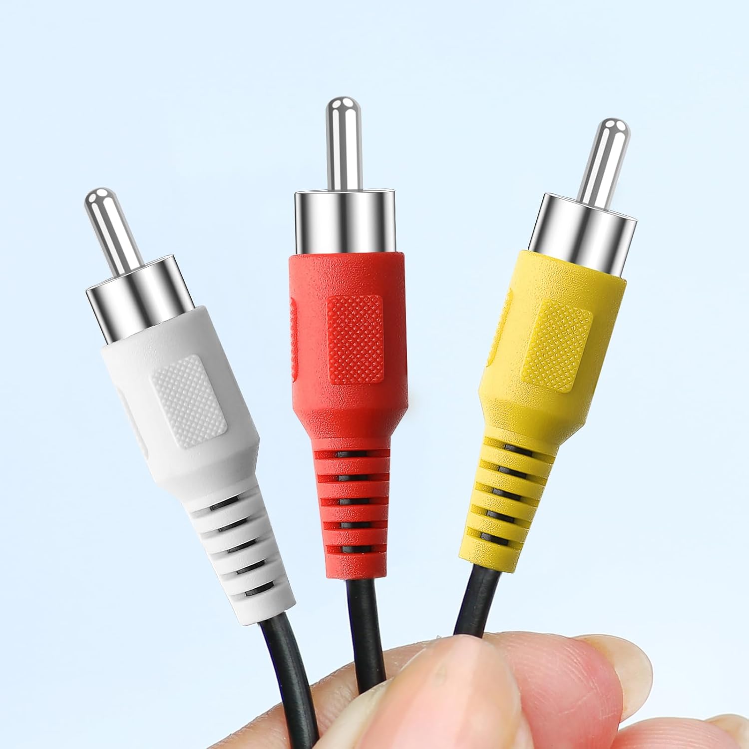Thumbnail 6 de SAISN RCA to RCA Audio Cable 10 Feet: 3-RCA Male to Male Composite AV for Speakers, TVs, and DVD Players