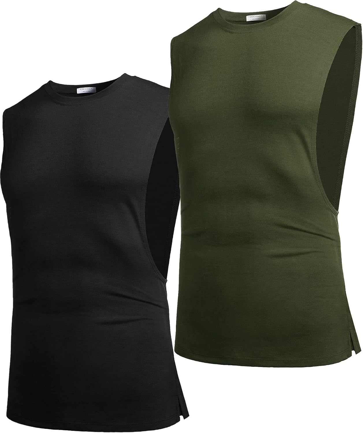 Thumbnail 3 de COOFANDY Men Workout Tank Top 2 Pack — Sleeveless Gym Shirts for Muscle & Freedom