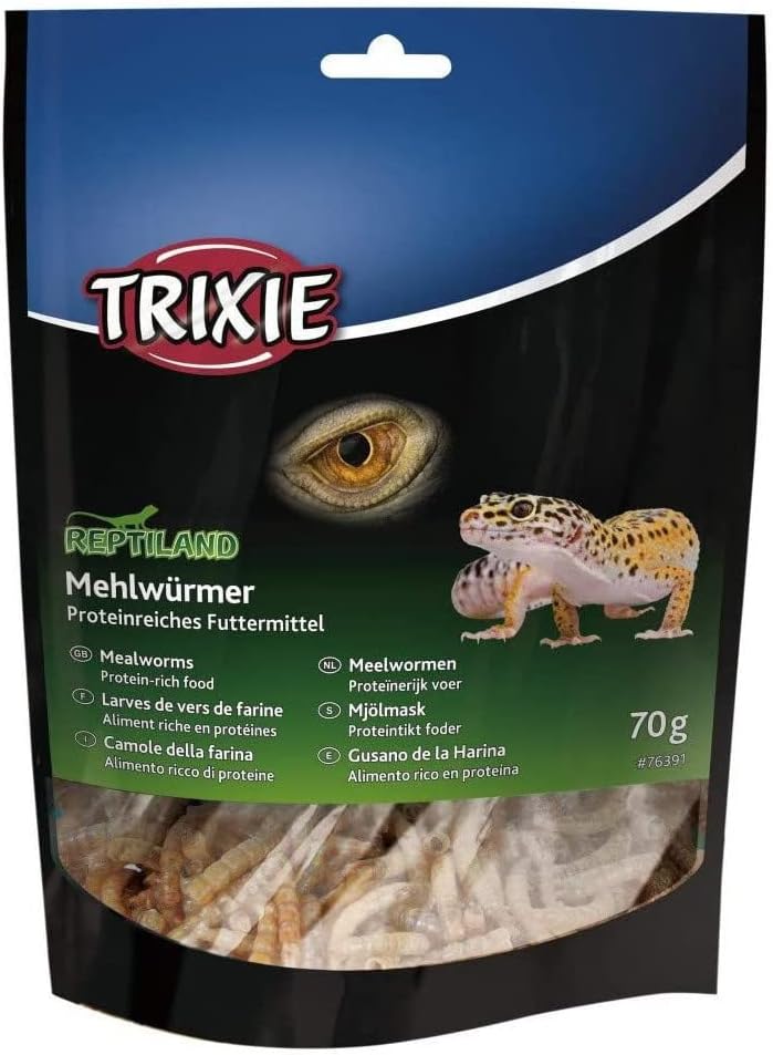 Detalle de Trixie Vermi della Farina Disidratato 70 g | Integratore proteico per rettili e piccoli mammiferi