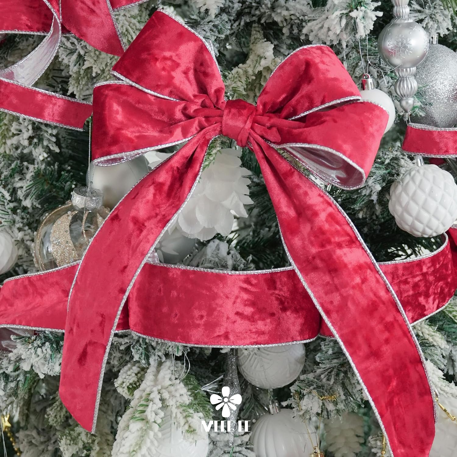 Thumbnail 4 de MEEDEE 2.5 inch Velvet Ribbon 🎄