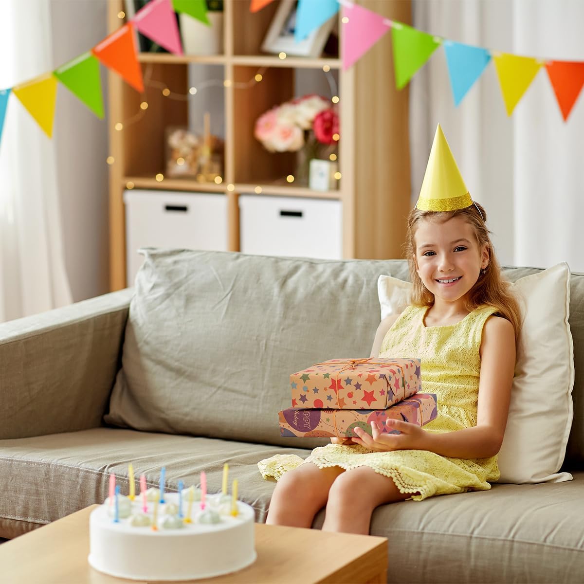 Detalle de HBell birthday gift wrap paper rolls 43cm