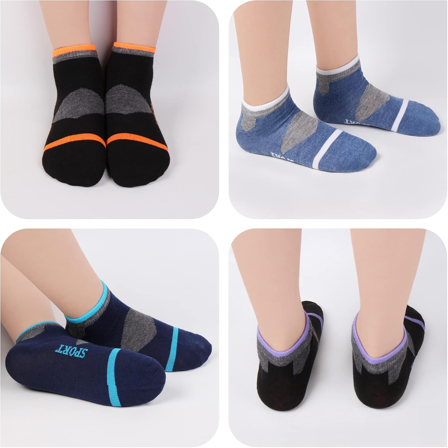 Thumbnail 1 de Libella 12 paia di calzini sneaker bambino/ragazzi colorati 2116VA