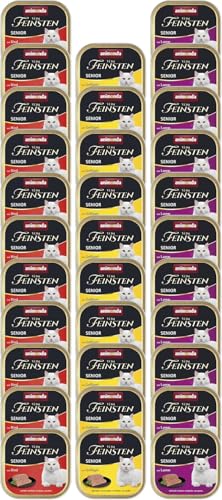 Detalle de animonda Vom Feinsten Katzenfutter nass Senior Vielfalt – 32 x 100 g