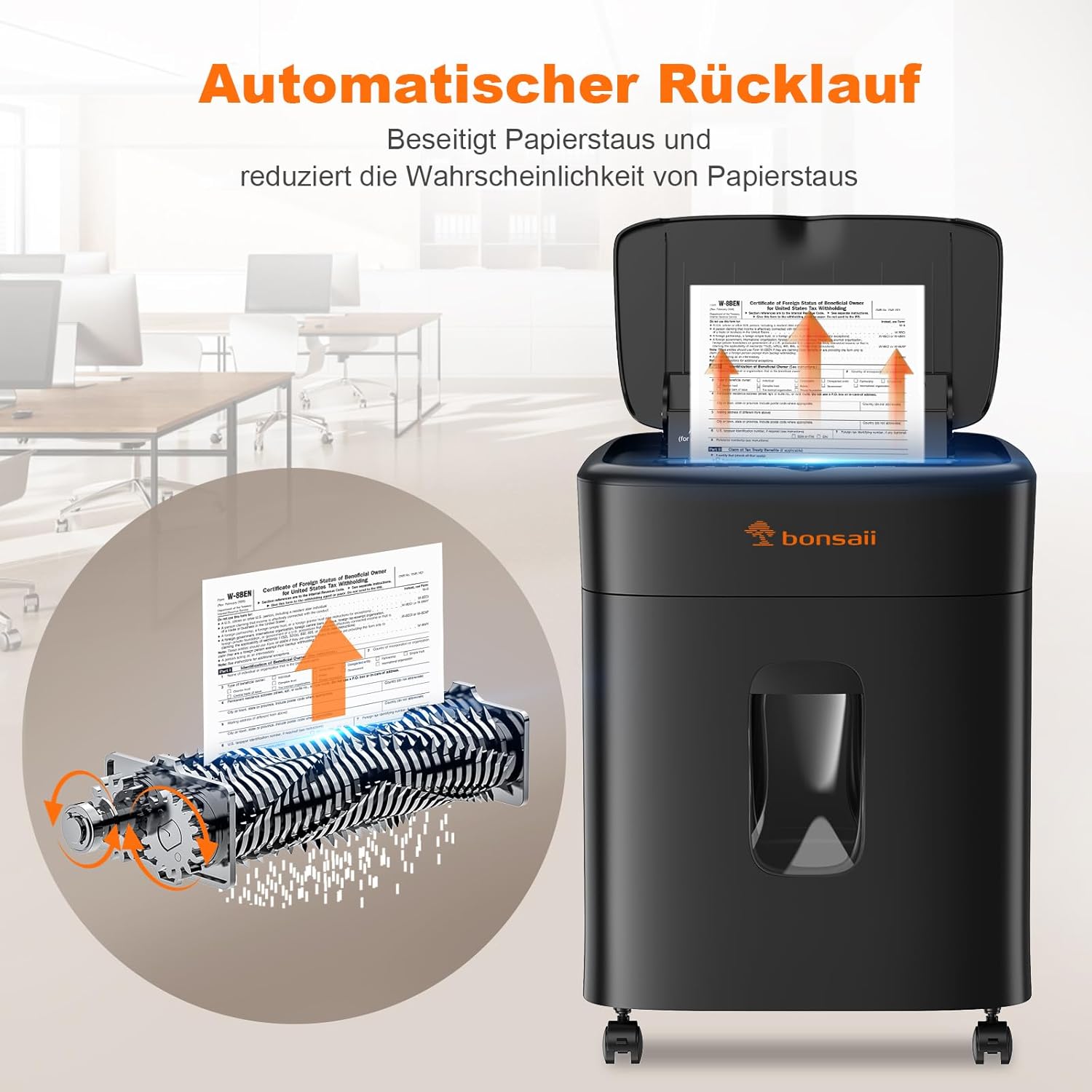 Thumbnail 3 de Bonsaii C231-D Aktenvernichter 16 L 🗄️