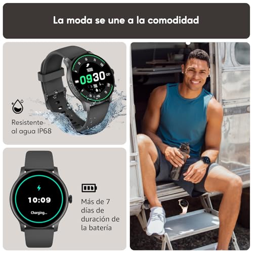 Thumbnail 5 de AcclaFit smartwatch unisex con llamadas Bluetooth y pantalla de 1,85”