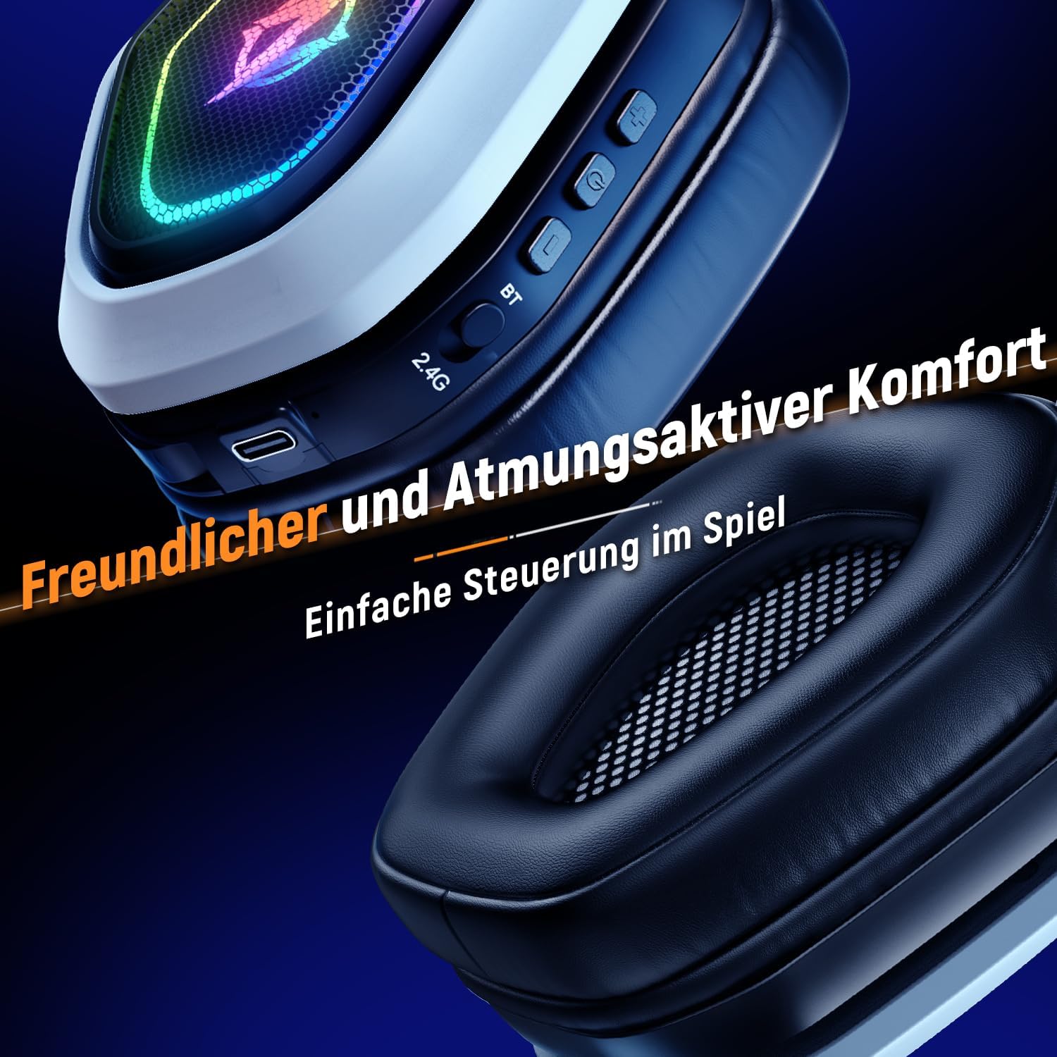 Thumbnail 5 de Ozeino OW810 Gaming-Headset 40 h Akku