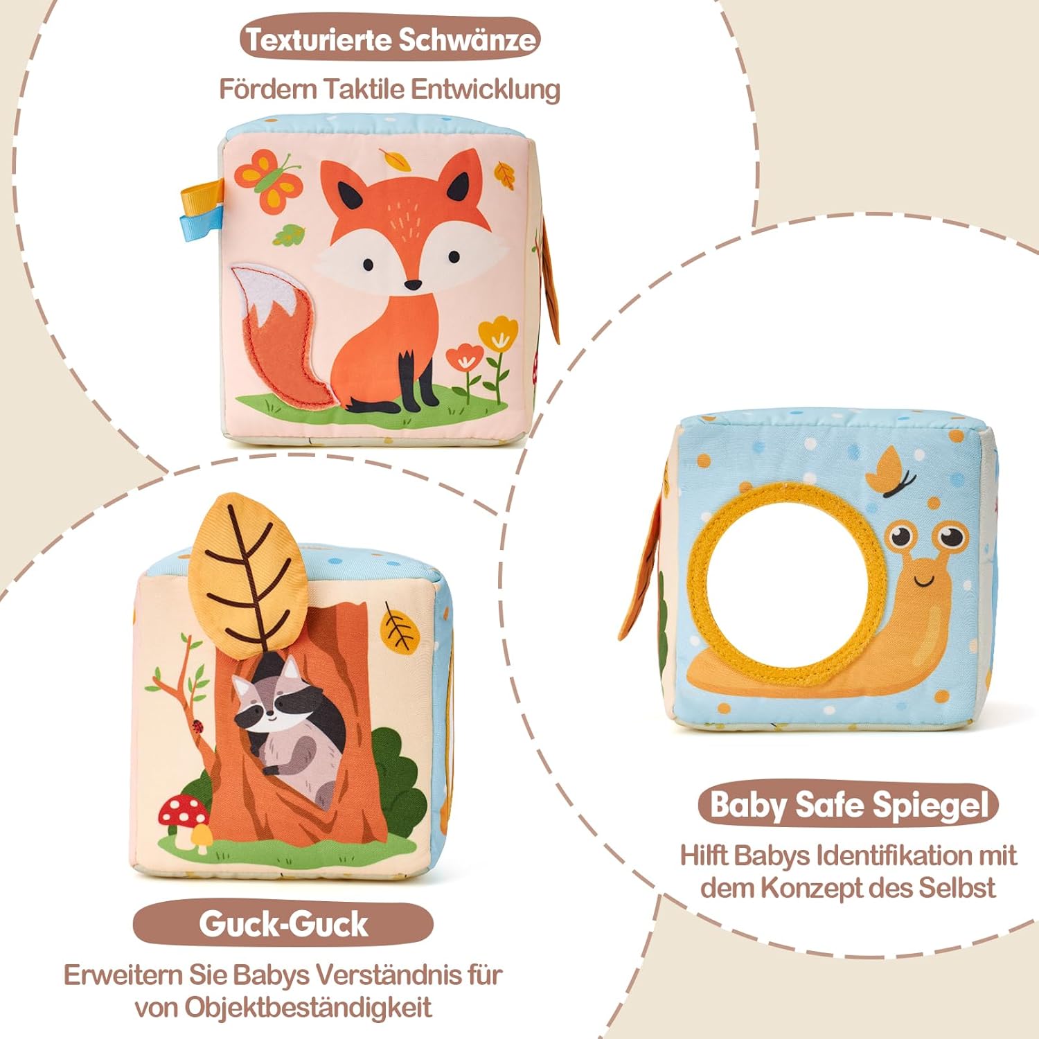 Thumbnail 3 de hahaland Baby Spielzeug Tissue Box Toy 6–12 Monate