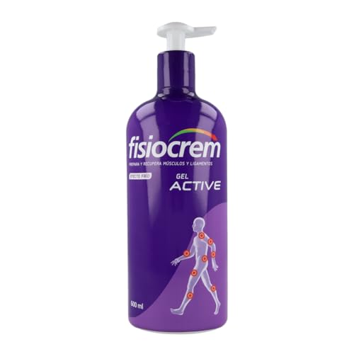 Detalle de FISIOCREM GEL ACTIVE 600 ml – Preparación de músculos y ligamentos para vida diaria y ejercicio