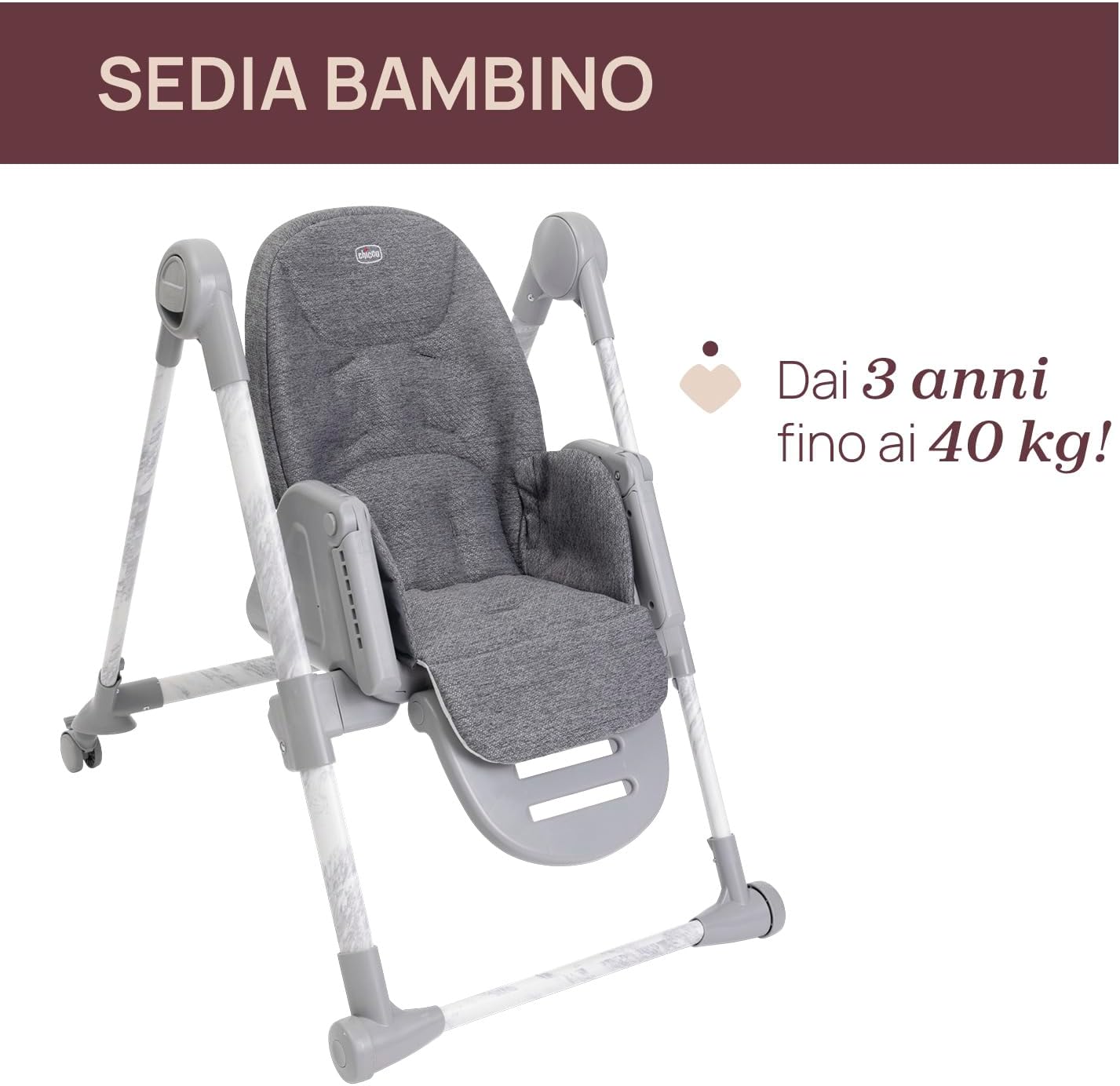Thumbnail 6 de Chicco Polly Armonia Seggiolone Evolutivo: comfort e versatilità dalla nascita a 40 kg
