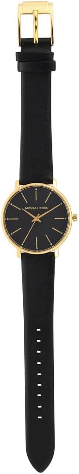 Thumbnail 5 de Michael Kors Damen-Uhren Analog Quarz 32002791 mit Edelstahlgehäuse und Lederarmband