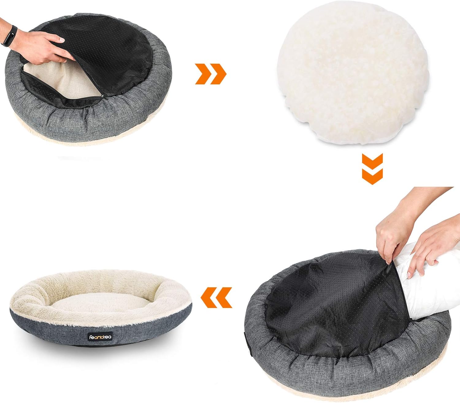 Detalle de FEANDREA PGW065G01 Sofá 65 cm para mascotas