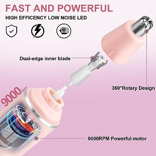 Thumbnail 3 de Painless Nose Hair Trimmer 2025 Rechargeable for Women ✂