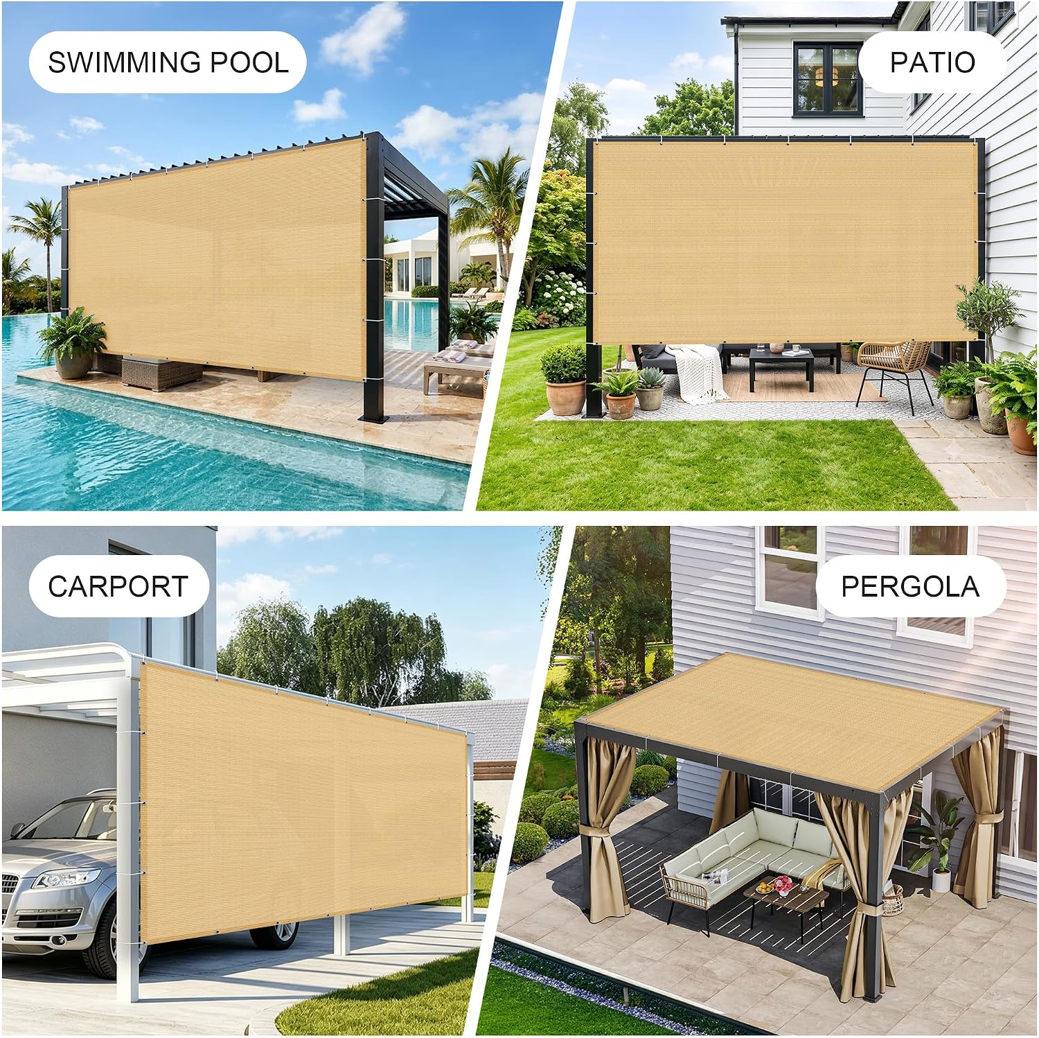 Detalle 1 de SUNNY GUARD Shade Cloth 8x12 FT