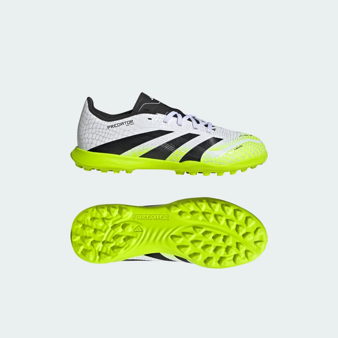 Detalle de Adidas Predator League Laceless moqueta (infantil) – Bota de fútbol para césped artificial
