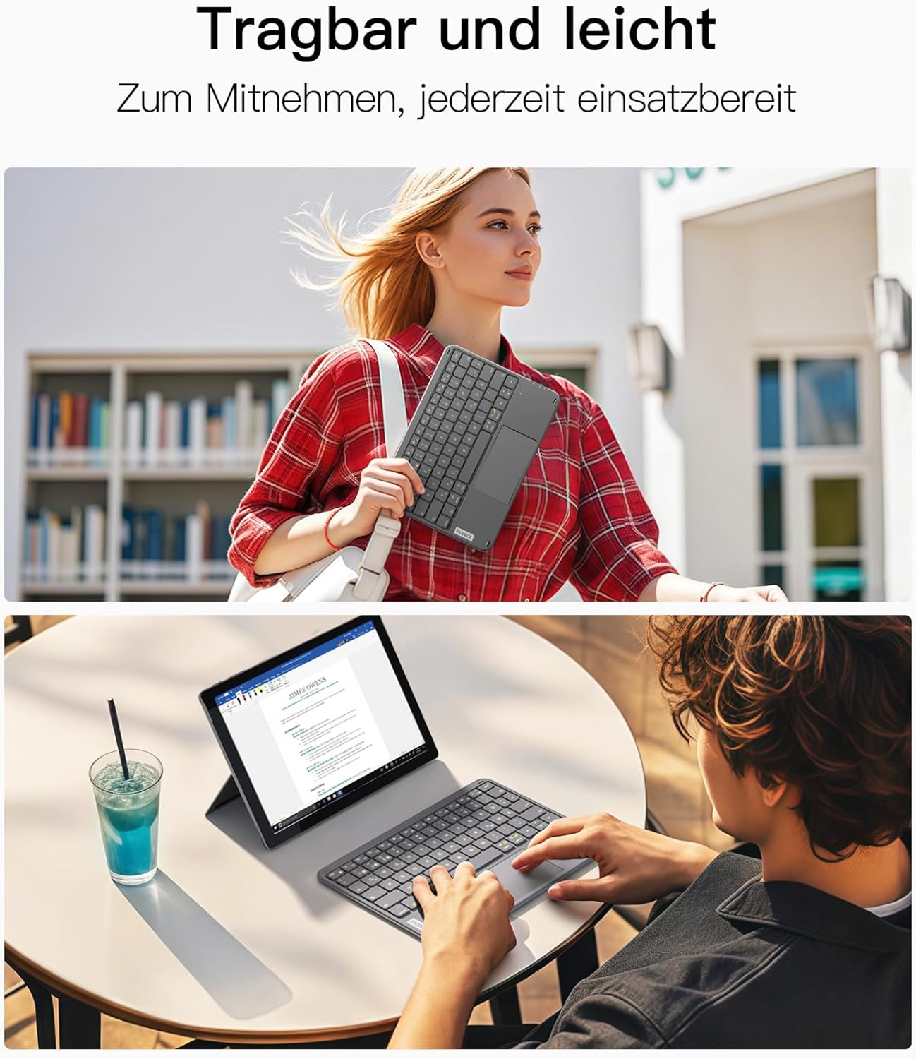 Thumbnail 6 de Inateck KB01105 Tablet Tastatur 228 g