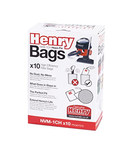 Detalle de Henry Genuine NVM-1CH HepaFlo Vacuum Bags, Pack of 10