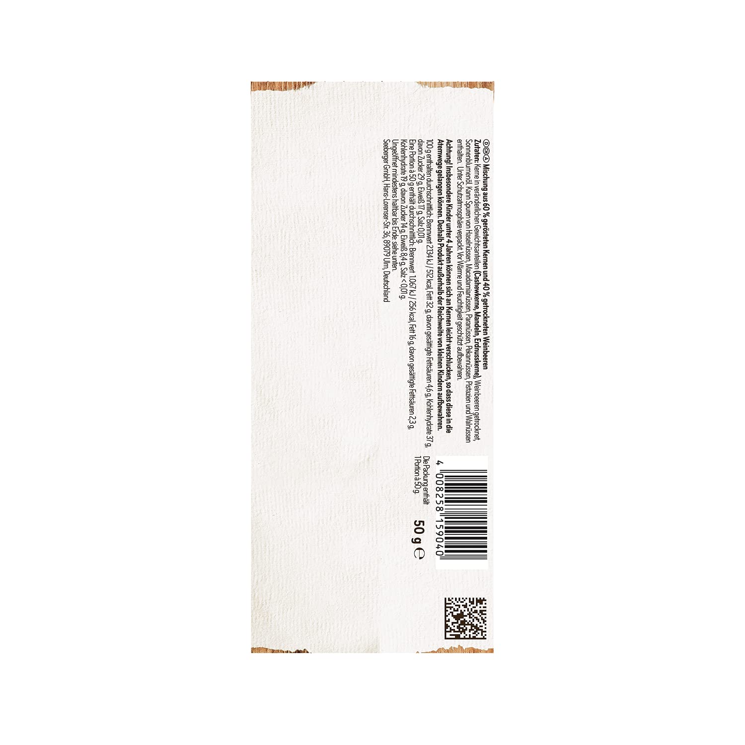 Thumbnail 1 de Seeberger Snack2go Nuss-Mix mit Jumbo Rosinen (12 x 50 g) – veganer To-go-Snack