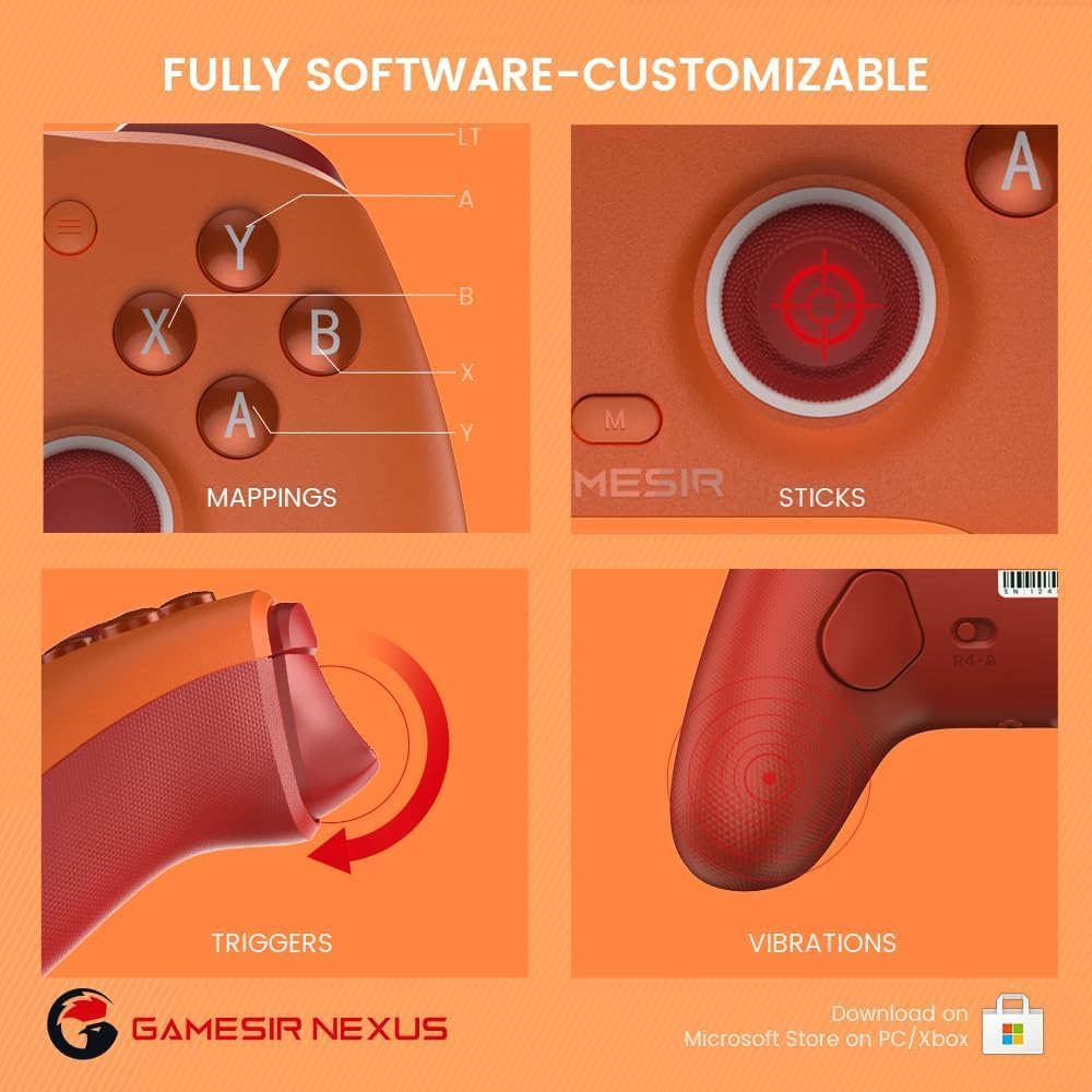 Detalle 2 de GameSir G7 SE mando cable para Xbox Series X|S y Windows