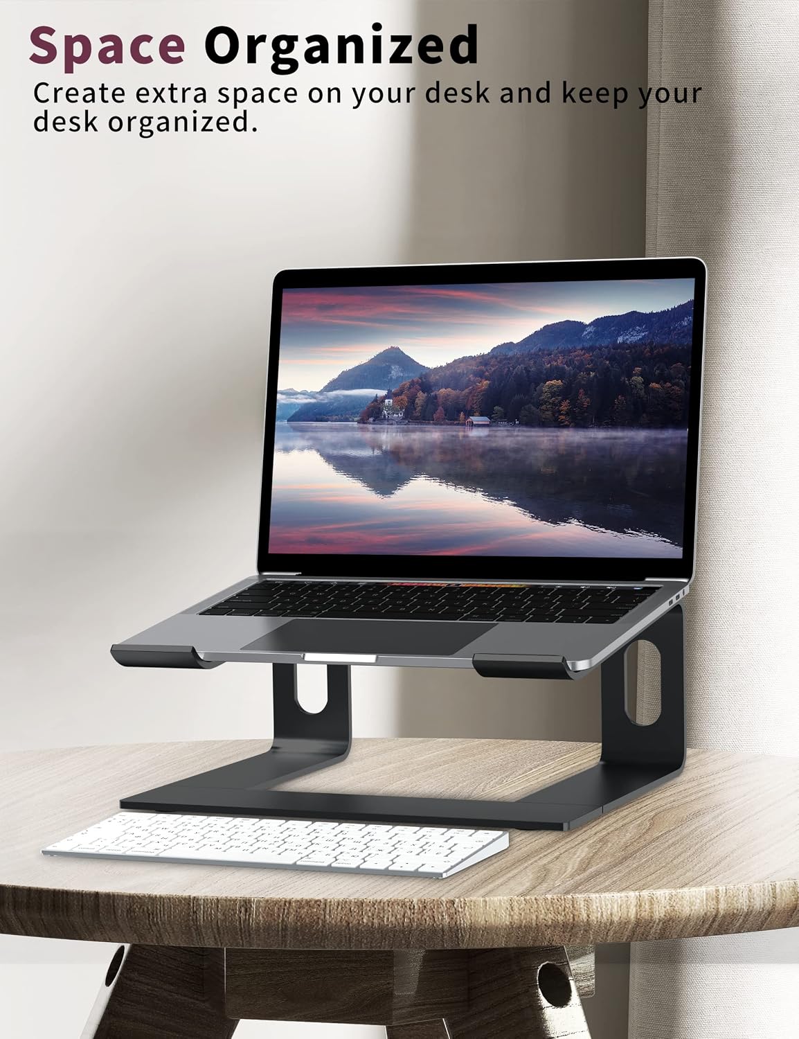 Thumbnail 6 de ALASHI L1 Laptop Stand, 6-inch Aluminium Riser for 10–15.6-inch Laptops