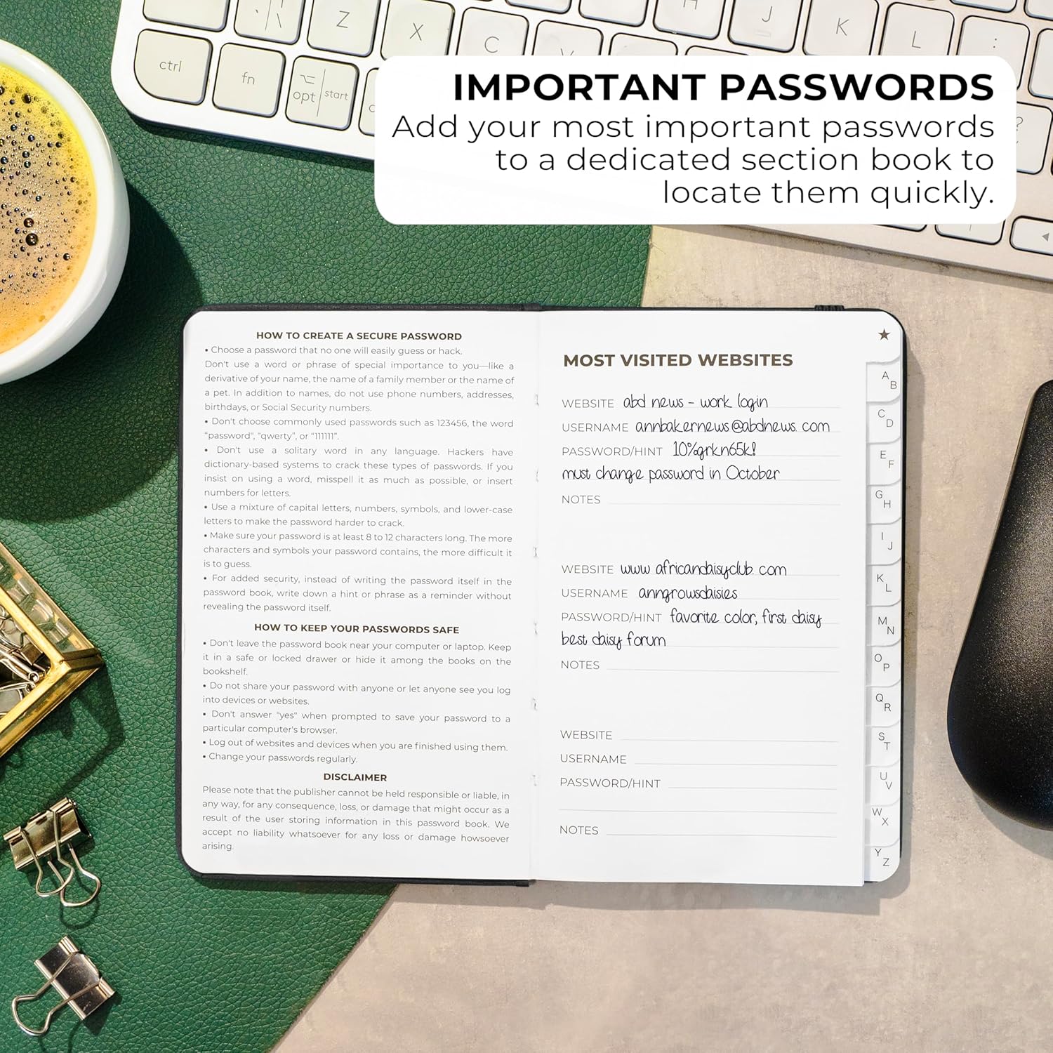 Thumbnail 5 de Clever Fox Password Book 8.9x14.2cm