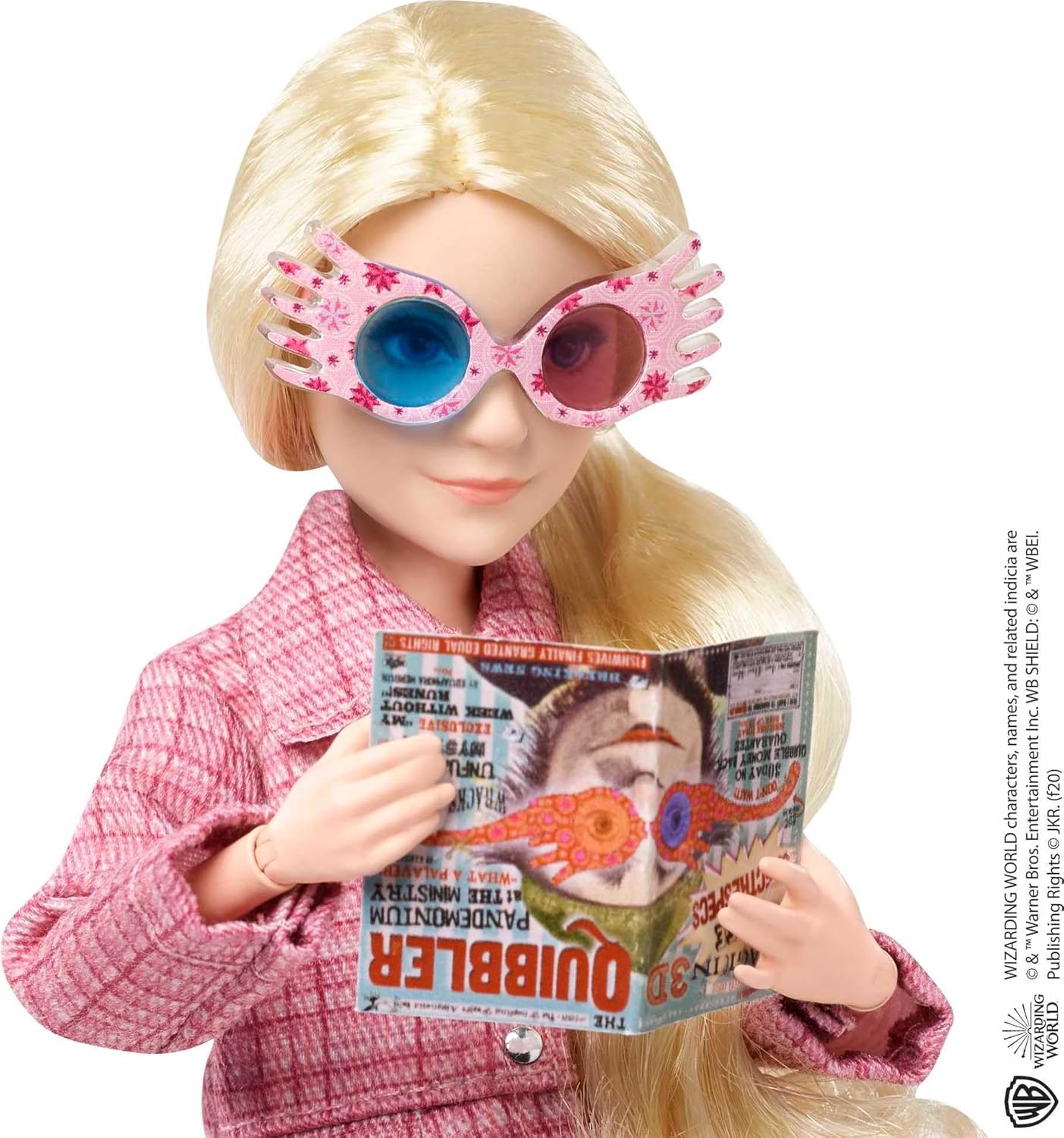 Thumbnail 3 de Mattel Harry Potter Luna Lovegood GNR32 samlardocka, 10 tum, med tweedjacka