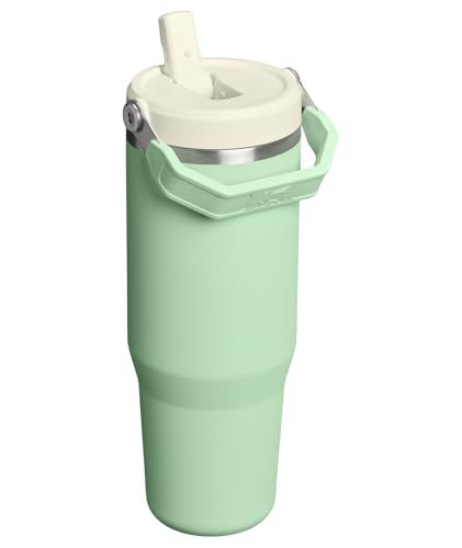 Detalle de STANLEY IceFlow 2.0 Flip Straw Tumbler, 30 oz, Pistachio