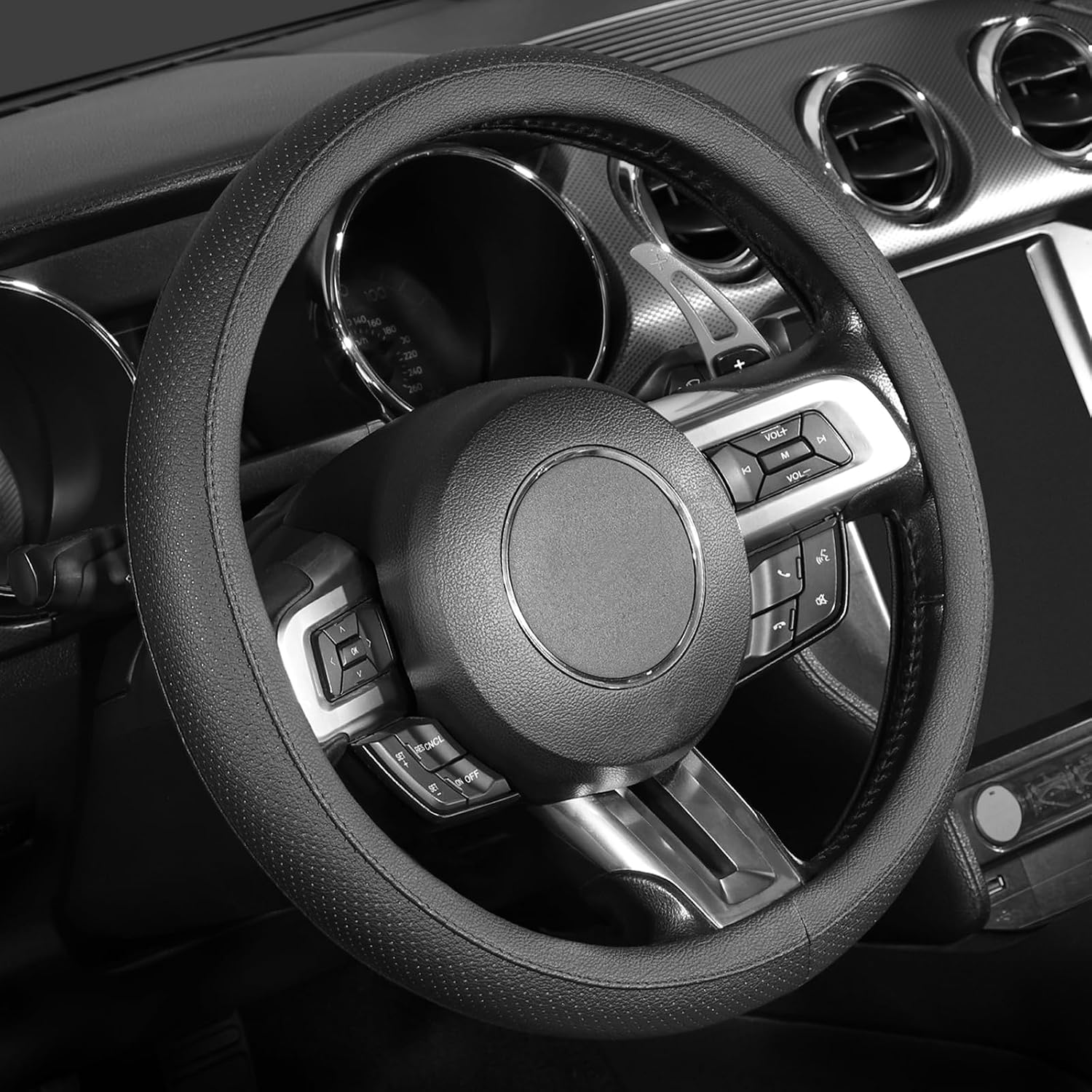 Detalle de SEG Direct steering wheel cover, 37–39 cm