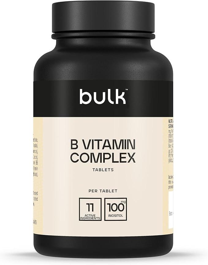 Detalle de Bulk Vitamina B✔️ Comprimidos con Biotina y Colina, 60 Dosis
