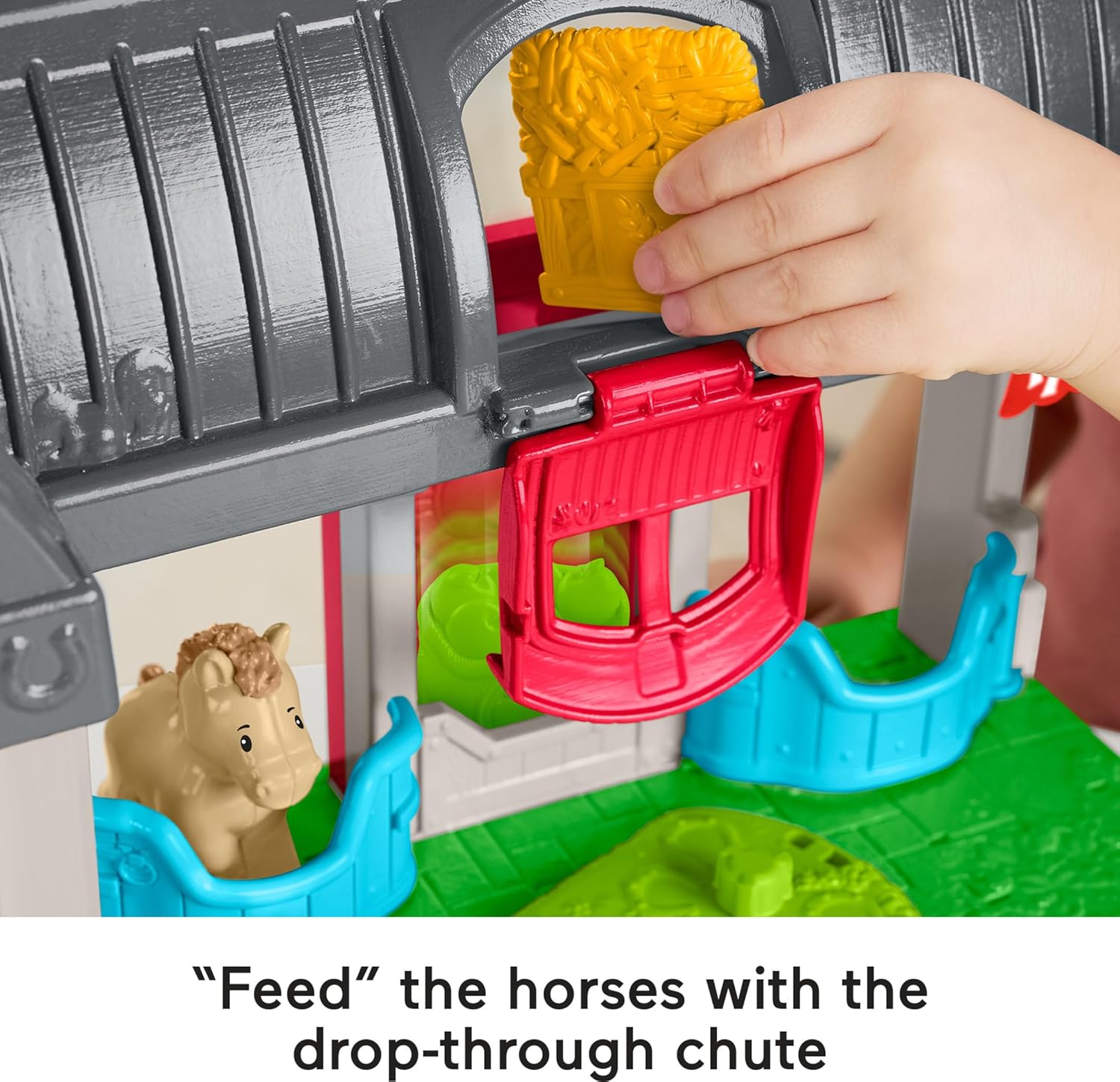 Thumbnail 3 de Fisher-Price Little People Establo de Caballos 🐴 Juguete Sonoro