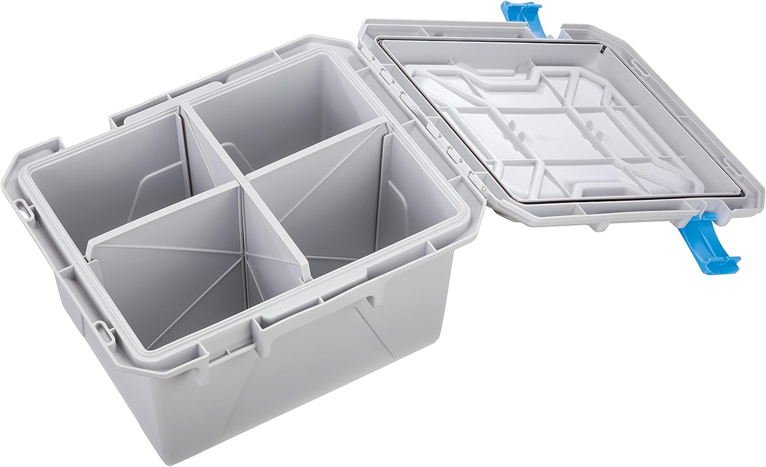 Thumbnail 2 de Plano Molding Company – Bac de rangement marin, boîte moulée pour toutes les pêches (gris/bleu)