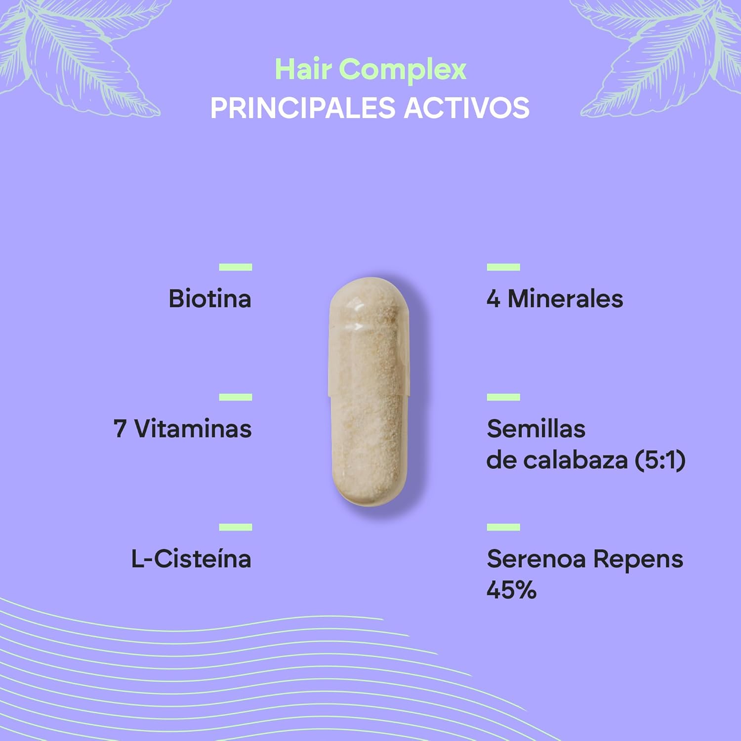 Thumbnail 3 de VITAMINAS PARA EL CABELLO Biotina 90 cápsulas