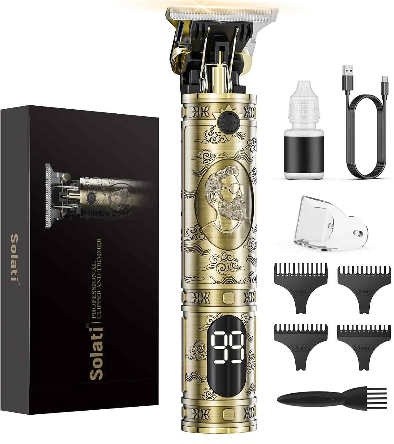 Detalle de Premium Professional Barber Grooming Set 1️⃣ ✂