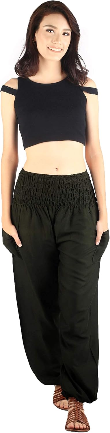 Thumbnail 3 de Boho Pants 2-Pocket Flowy Harem Pants for Women – Yoga, Travel, and Everyday Boho Comfort